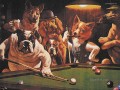 Hunde die Snooker spielen
